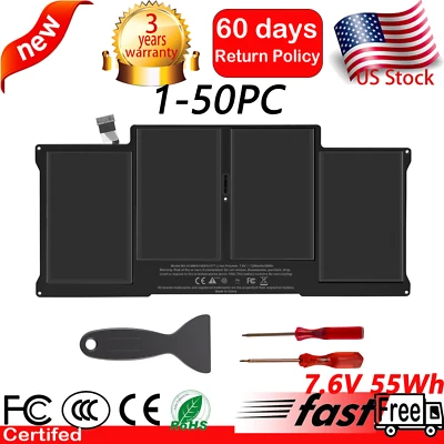 Lot A1466 Battery for Apple MacBook Air 13" Mid 2012 2013 Early 2014 /15 A1405 - Image 1 of 4
