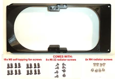 280mm Radiator/2x 140mm Fans TO 120mm Slots SIDE OFFSET Mounting Bracket Adapter