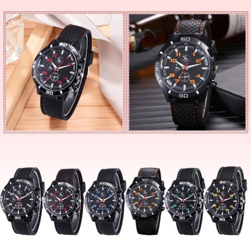 Men's Watch Frosted Leather Strap Suitable For Men's Student Leisure Trend Sport