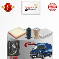 Set Service 4 Filter Und ÖL VW Crafter 30-35 2.0 Tdi 120KW 163CV Von 2011->