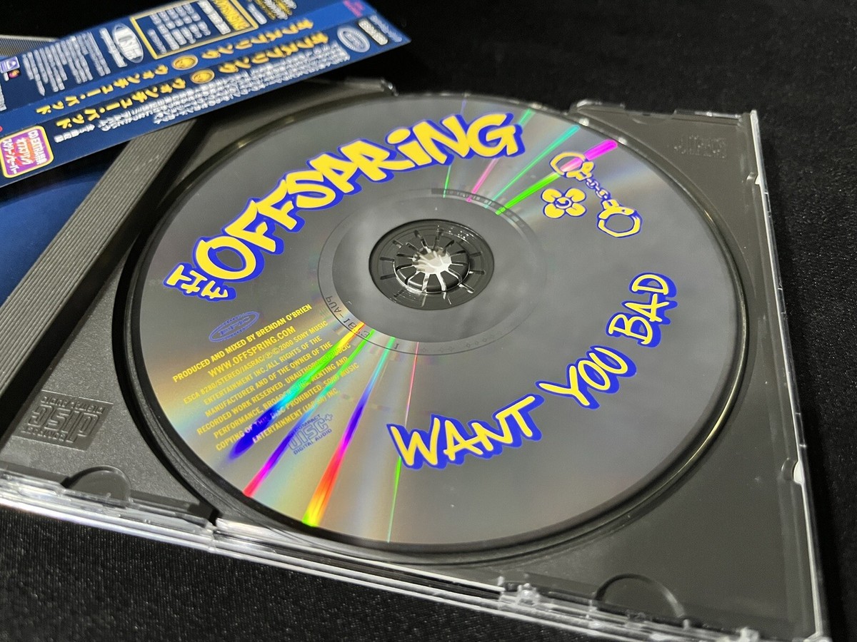 The Offspring Want You Bad Japan OBI CD Single (Epic 2001) ESCA