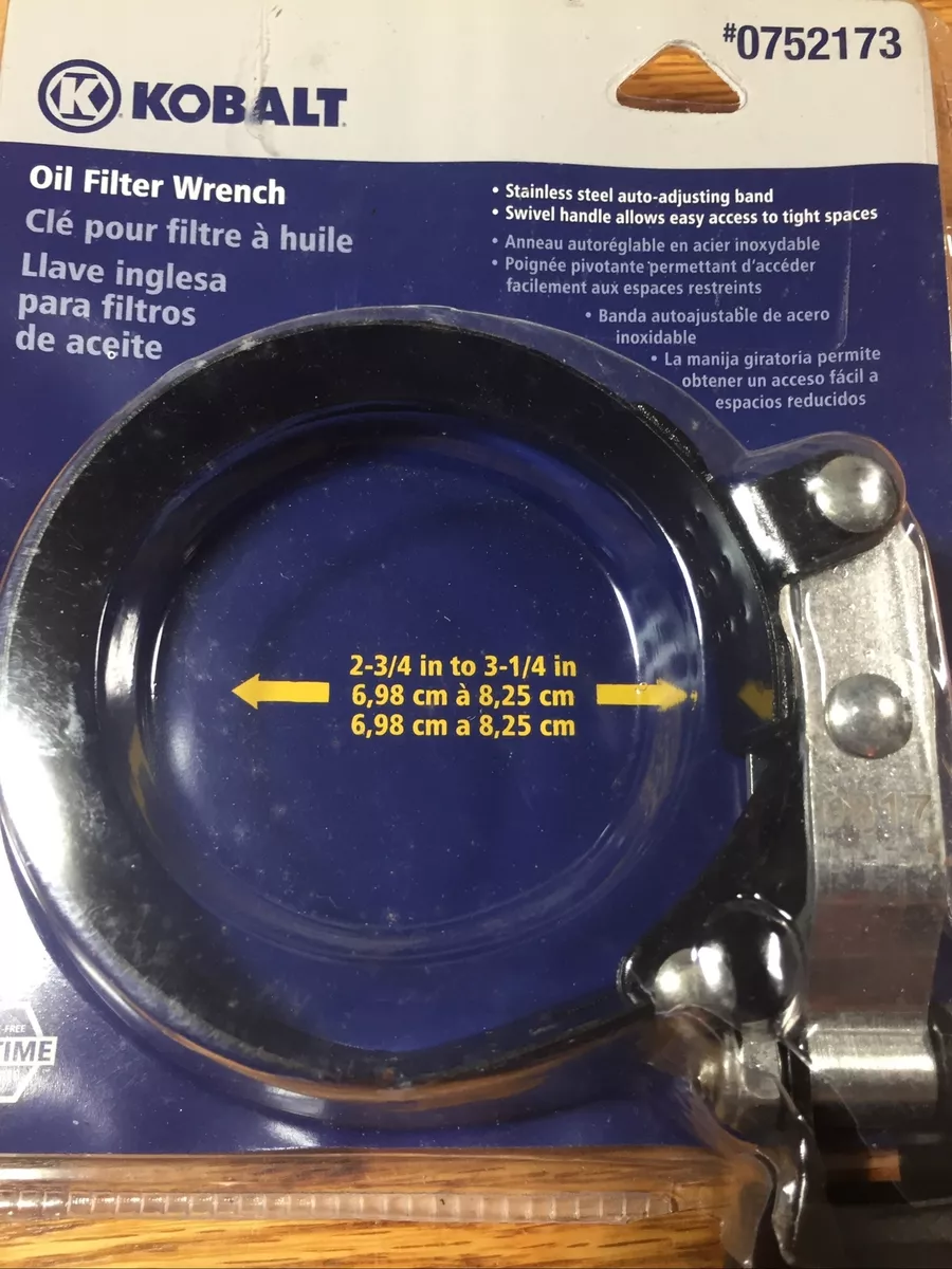 New Kobalt Oil Filter Wrench 2 3 4