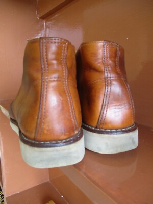 Red Wing Heritage 3140 Men's Work Chukka Boot Leather brown sz 9 D