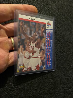 Michael Jordan Vintage Collector Card 1993 Upper Deck Chicago Bulls Basketball