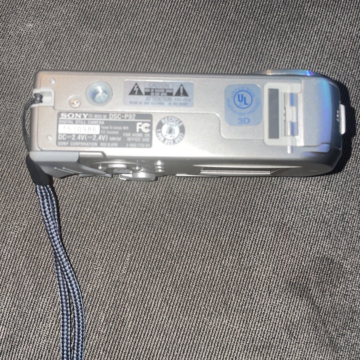 Sony Cyber-shot DSC-P92 5.0MP Digital Camera - Silver for sale