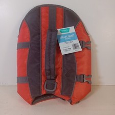 New Frisco Dog Life Jacket Size Small Orange Gray 15-30lbs Girth 16"-20"