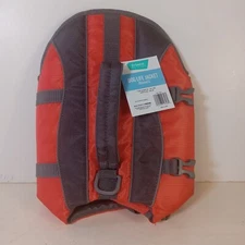 New Frisco Dog Life Jacket Size Small Orange Gray 15-30lbs Girth 16"-20"