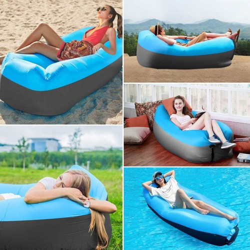 Air Sofa Aufblasbares Sofa Couch Outdoor Strandsofa Lounge Liegesessel Lazy Luft - Bild 10 von 12