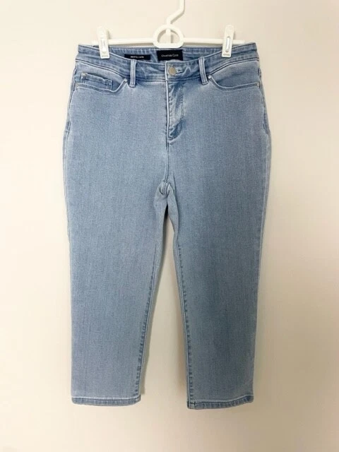 Runstarshow Pantalon Femme Denim Taille Grande Jeans Droit Jambes