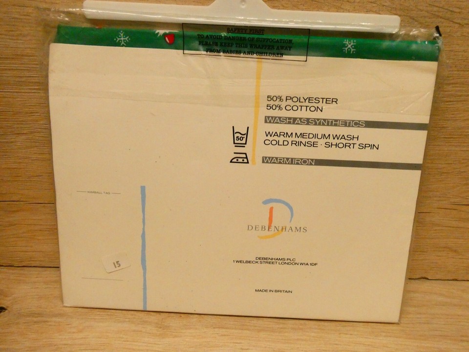 4 vintage debenhams christmas tree design napkins christmas tableware