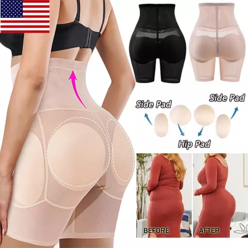FAKE ASS Butt and Hip Enhancer Booty 4 Pads Underwear Pants Women Body Shaper US - Picture 1 of 35