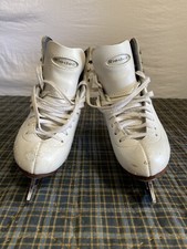 Reidell Figure Ice Skates with MK Sheffield England Club 2000 Blades 8 1/3,1M CR