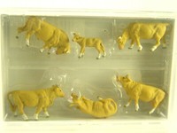 KüHe - Hellbraun - Preiser Ho Figuren 1:87 - 10147 #E