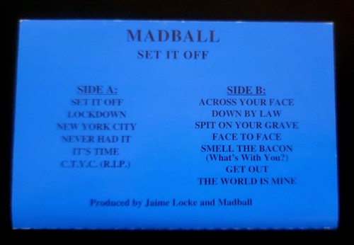 Madball "Set it Off" 1994 promo cassette (Roadrunner)