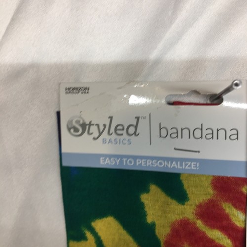 Styled Basics Multicolored Bandana NEW Tie Dye Style - 第 3/9 張圖片