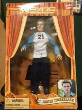 Autographed Justin Timberlake *NSYNC Collectible Marionette Living Toyz 2000