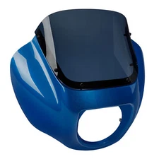 Front Headlight Fairing w/ Windshield Fit For Harley Softail FXBB FXLR FXLRS