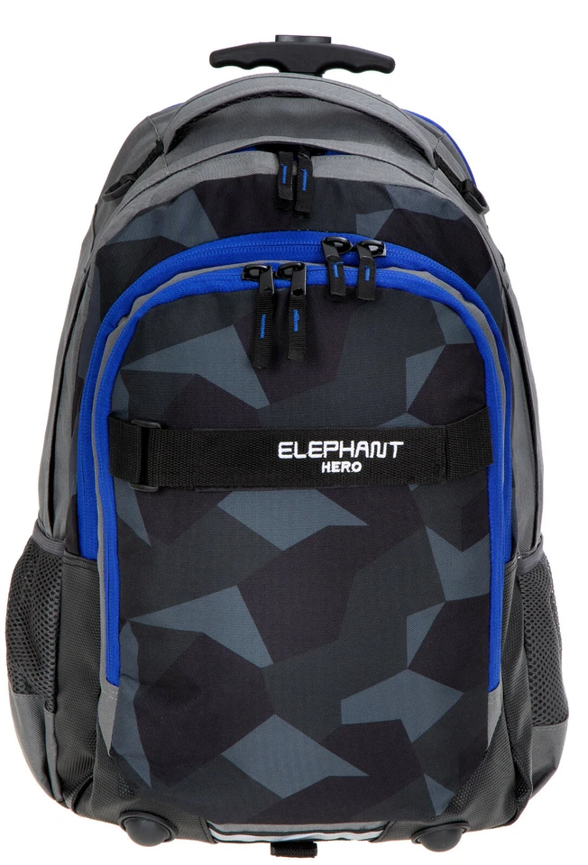 2T Set Trolley Elephant Hero Signature Schultrolley + Tasche 12771 Cyber Camo BL - Bild 4 von 4