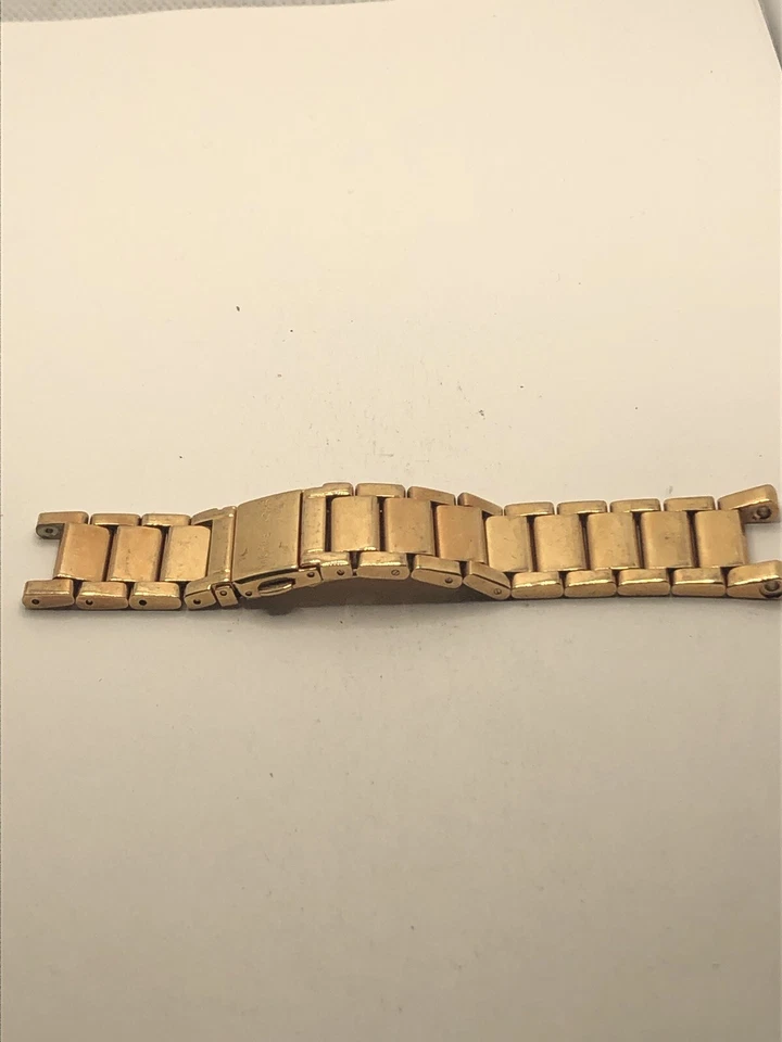 Piezas de reloj Michael Kors correa completa cierre de eslabones sin alfileres tono oro rosa 18 mm PJ345 Foto 4 de 4