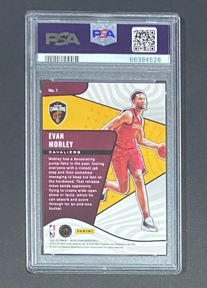 2021 REVOLUTION EVAN MOBLEY ROOKIE REVOLUTION CAVALIERS #1 RC - PSA 10 POP 7 🔥 - Image 4 of 4