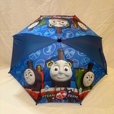 Kid's Unisex Blue Thomas the Train Handle Steam Team licensed Umbrella