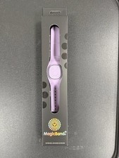 Disney MagicBand + Mickey Mouse Sólido Lila Púrpura Caja Sin Abrir Totalmente Nuevo