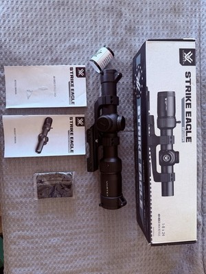 Vortex Strike Eagle Rifle Scope 1-8x24mm SFP  BDC3  With Mount 100% AUTHENTIC. 