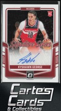 Kyshawn George 2024-25 Panini Donruss Optic #SS-KYS Signature Series Wizards RC