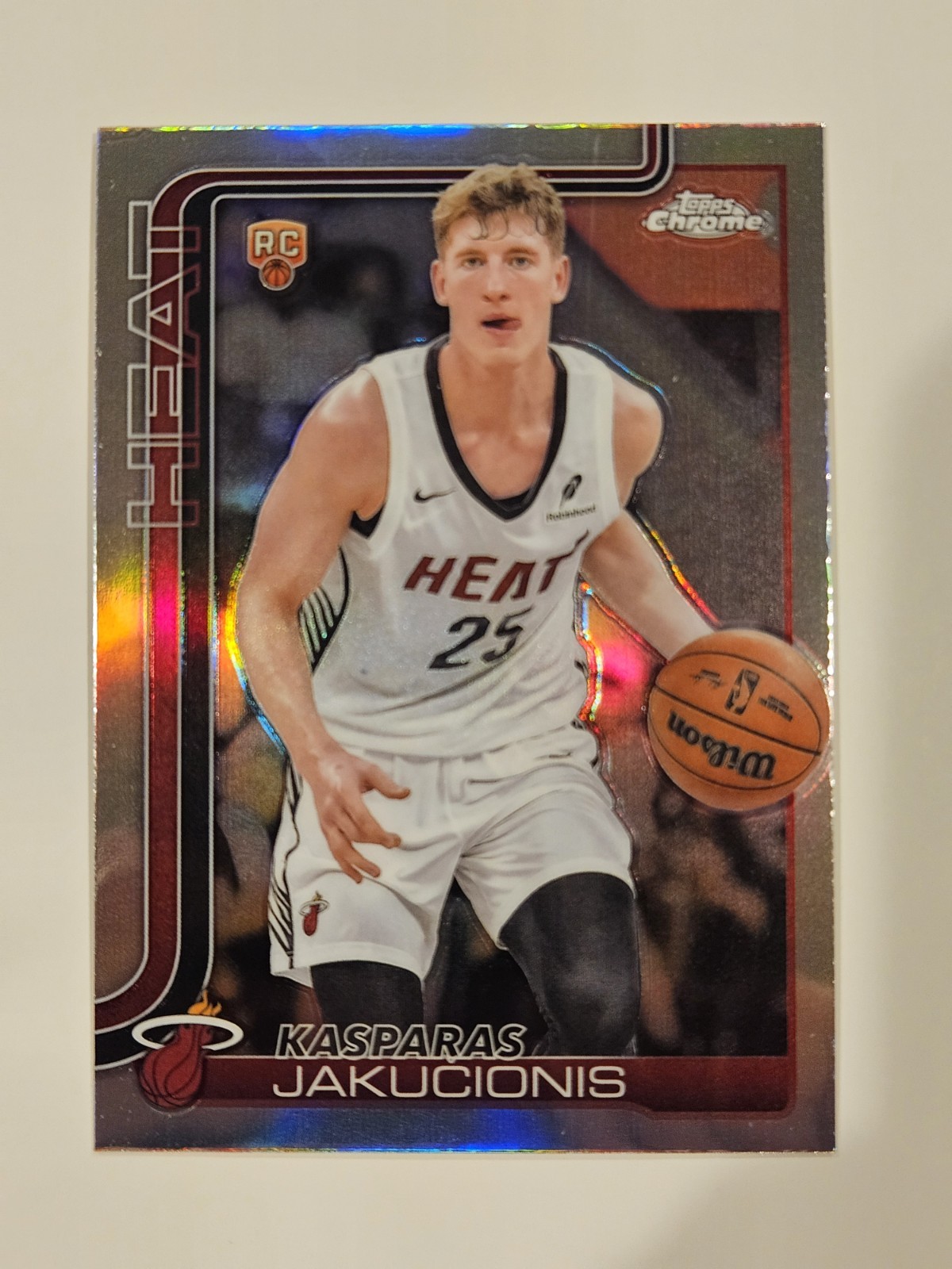 2025-26 Topps Chrome - Kasparas Jakucionis #270 Refractor (RC)