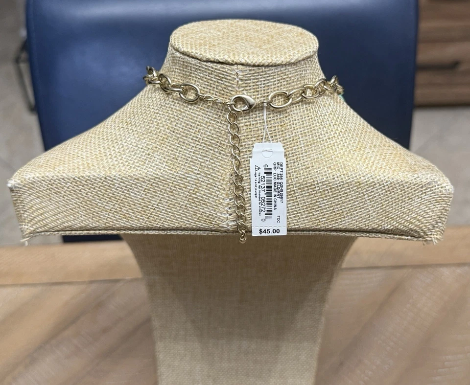 Collar Anna & Ava piedra sintética verde Foto 3 de 3