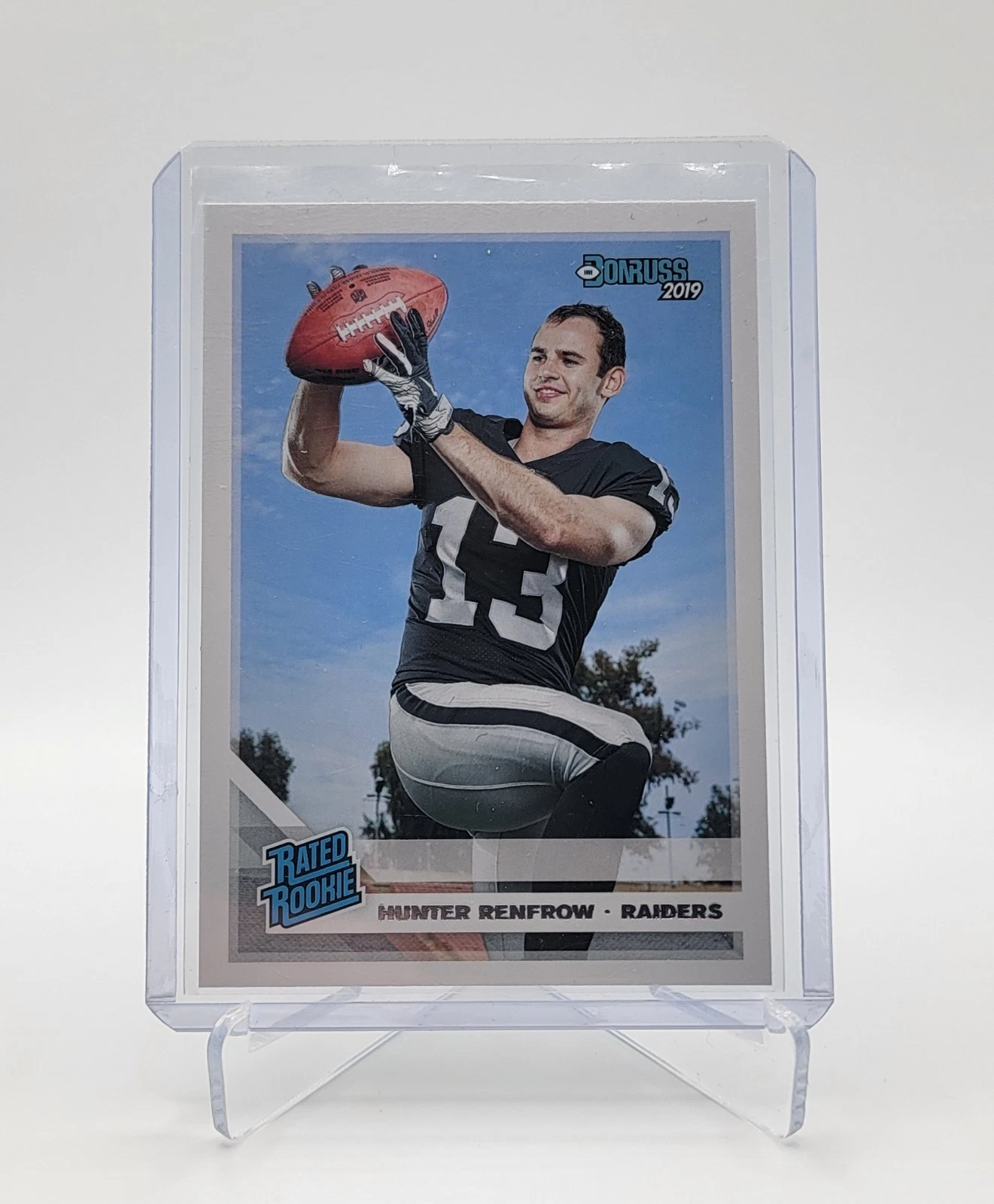 2019 Donruss #340 Hunter Renfrow RC Rookie Oakland Raiders