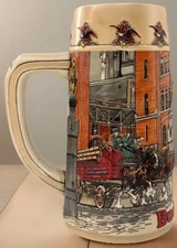 Creamarte Budweiser Beer Stein St. Louis Anheuser-Busch Collectible Vintage Gift