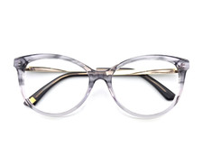 ANNE KLEIN AK7091 021 GREY GRADIENT NEW AUTHENTIC FULL RIM EYEGLASSES 56-16-140