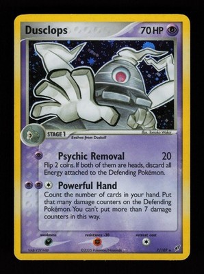 Dusclops 7/107 Holo Rare Deoxys Pokemon Cards