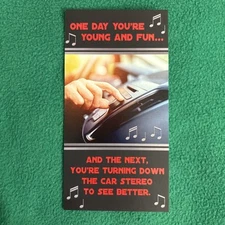 Leanin’ Tree Birthday Greeting Card “One Day You’re Young…”