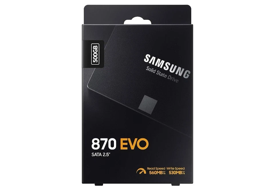 Unidad interna de estado sólido Samsung SSD 870 EVO SATA 2,5" 500 GB MZ-77E500BW Foto 4 de 4