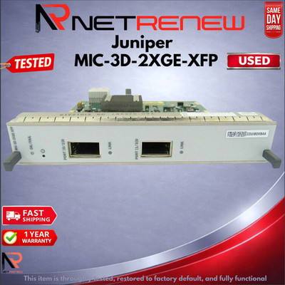 Juniper MIC-3D-2XGE-XFP  Modular Interface Card 2 Port