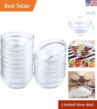 Elegantly Crafted 4-Inch Mini Glass Bowls Set of 16 for Versatile Kitchen Use