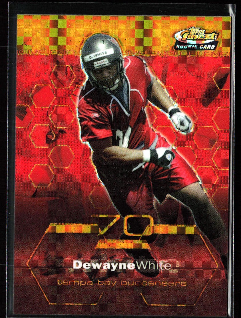 2003 Topps Finest Dewayne White RC #84 Gold X-Fractor Rookie /175
