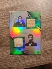2023 Keepsake Bellissimo ABE LINCOLN & MARTIN LUTHER KING JR Dual Relic 17/50 SP
