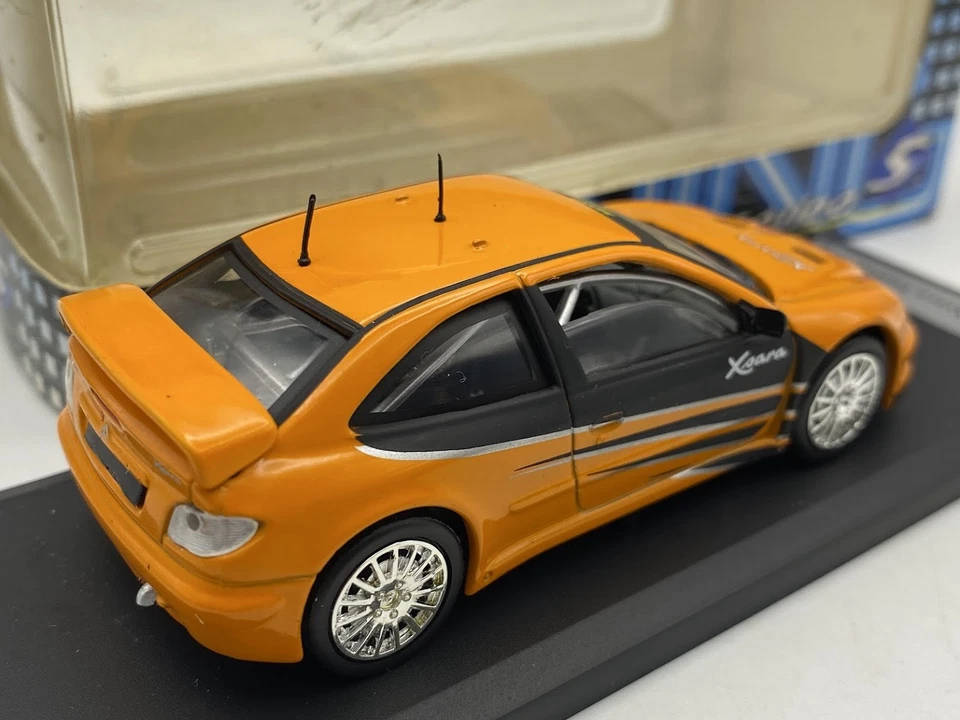 SOLIDO Citroën Xsara Tuning 1:43 auto sportiva arancione rally collezione - Immagine 2 di 4