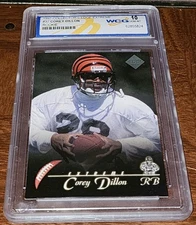 1997 COLLECTORS EDGE EXTREME COREY DILLON RC WCG 10 GEM MINT BENGALS PATRIOTS