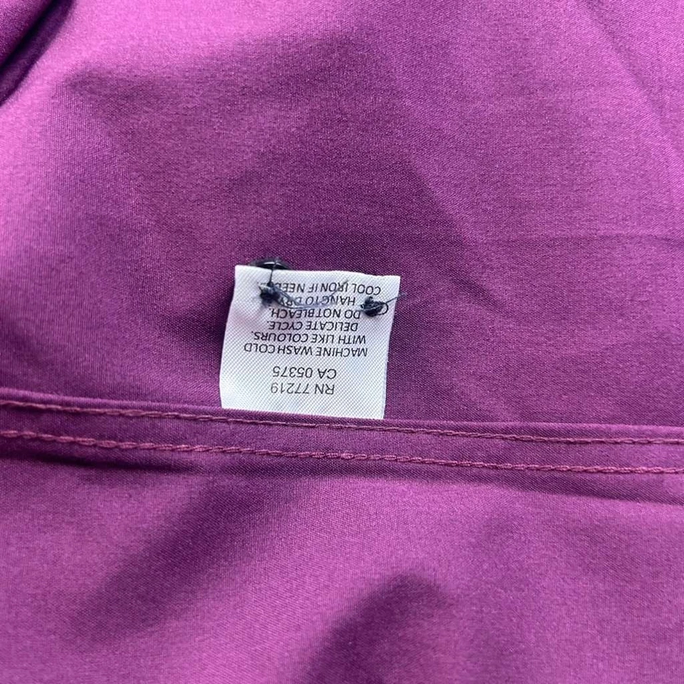 Camisa Kenneth Cole Reaction Para Hombres XL 18-18.5 35/36 Algodón Púrpura Abotonada Moderna Foto 4 de 4