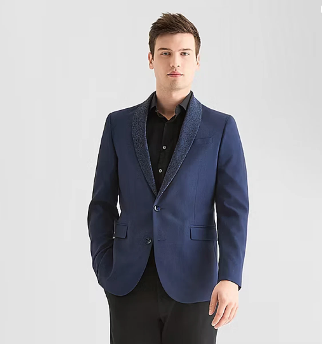 J. Ferrar Blue Slim Suits & Blazers for Men for sale | eBay