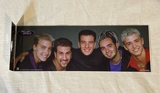*NSYNC 1998 Vintage Bumper Sticker 8.5 x 3&rdquo; Winterland Band Photo Tour Merch NOS