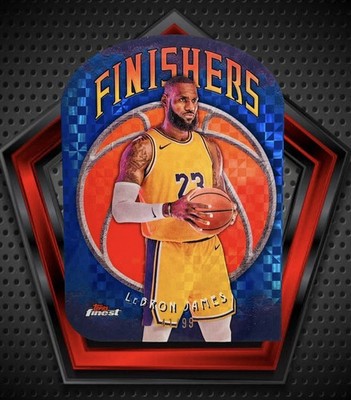 LeBron James *41/99* 2024-25 Topps Finest Blue X-Fractor #F-2 LA Lakers NBA