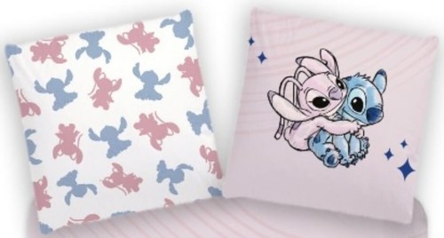 Disney Stitch & Angel Wende-Bettwäsche-Set 135x200 80x80 Baumwolle Bettzeug - Bild 2 von 6