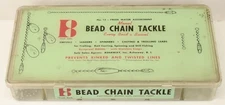 Bead Chain Tackle Plastic Box w Monel Swivels / No. 15 Display Box / Fishing MTT