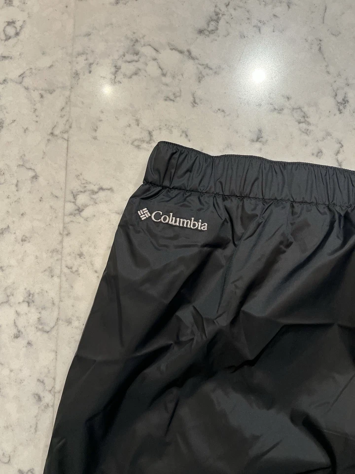 Columbia Omni-Tech Mujer’s 2X Negro Impermeable Pantalones de Lluvia Cintura Elástica Exterior Foto 4 de 4