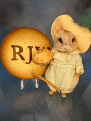 Little Jack Horner Mouse by Late Artist, R John Wright (AP #3 of 5), 2011
